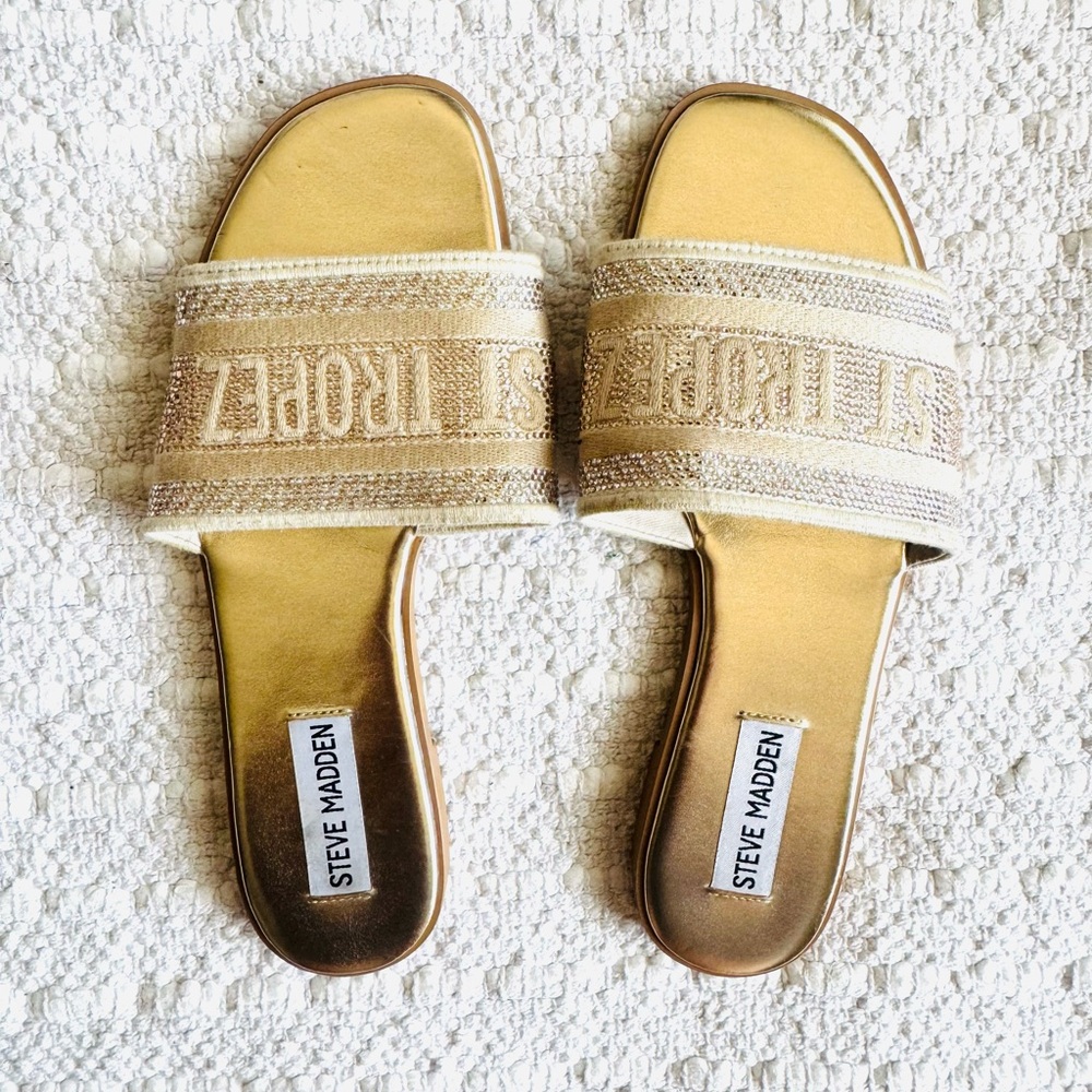 Steve Madden St Tropez slide sandals sz 6